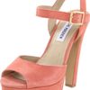 Steve Madden Womens Dynemite Sandal in Pink (coral suede) - Lyst