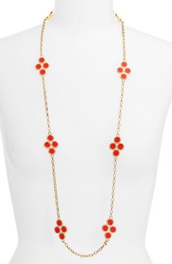  Cole Enamel Clover Necklace 