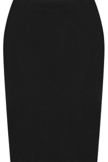 Alexander McQueen Wool-crepe Pencil Skirt - Lyst
