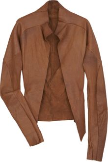 Bess Sioux Raw-Edge Leather Jacket - Lyst
