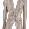 Alexander Mcqueen Alexander Mcqueen Jacket in Gold (platino) - Lyst