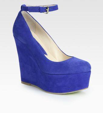 Boutique 9 Cesena Suede Wedge Platform Pumps - Lyst
