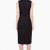 Comme Des Garçons Black Silk Wool Dress in Black - Lyst