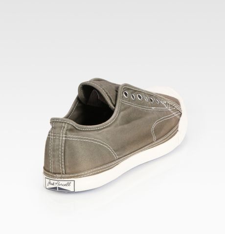 converse laceless purcell olive sneakers jack canvas