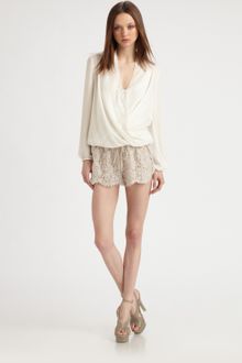 Haute Hippie Lace Shorts - Lyst