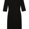 Jason Wu Contrastcollar Stretchponte Dress in Black - Lyst