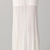 L.a.m.b. Long Pointelle Skirt in White (ivory) - Lyst