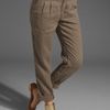 Michael Stars Linen Cuffed Pant in Brown (desert boot) - Lyst