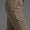 Michael Stars Linen Cuffed Pant in Brown (desert boot) - Lyst