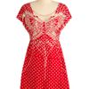 Modcloth My Favorite Wings Dress in Red (strawberry) - Lyst