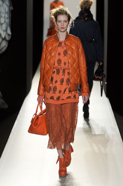 Mulberry Fall 2012 Wild Things Print Sweatshirt  in Orange - Lyst