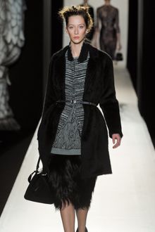 Mulberry Fall 2012 Gray Repeat Print Blouse - Lyst