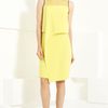 Reed Krakoff Layered Silk Dress in Yellow (solar) - Lyst
