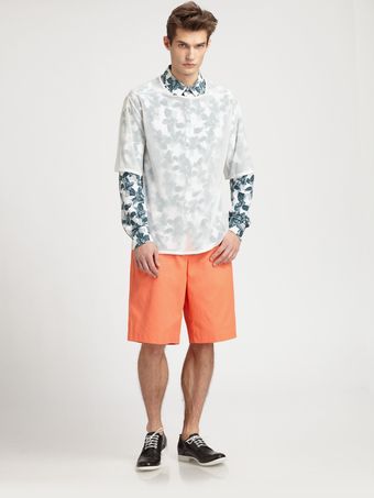 Richard Chai Sheer Oversized Tee - Lyst