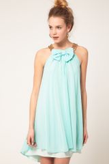 River Island Bow And Chain Dress