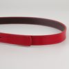 Tory Burch Skinny Patent Tory Logo Belt in Red - Lyst
