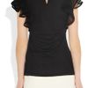 Valentino Point Desprit and Jersey Top in Black - Lyst