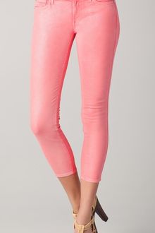 7 For All Mankind Cropped Skinny Jeans - Lyst