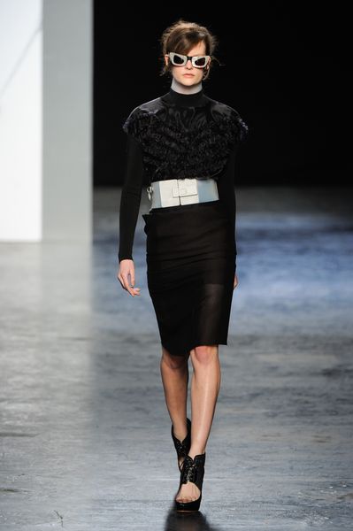 Acne Fall 2012 OpenToe Sandal Boots in Black - Lyst