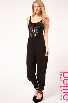 ASOS Collection Petite Exclusive Mex Tex Jumpsuit - Lyst