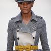 Burberry Prorsum Fall 2012 Herringbone Tweed Cap in Gray - Lyst