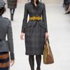 Burberry Prorsum Fall 2012 Brown Suede Heeled Ankle LaceUp Boots in Brown - Lyst