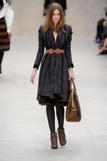 Burberry Prorsum Fall 2012 Large Brown Tote Bag in Stripes  - Lyst
