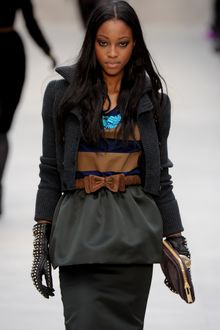 Burberry Prorsum Fall 2012 Brown Clutch Bag  - Lyst