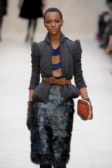 Burberry Prorsum Fall 2012 Ruched Bow Detail Belt - Lyst