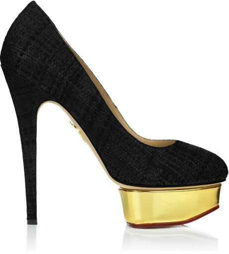 Charlotte Olympia Dolly in Black - Lyst