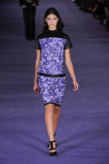Christopher Kane Fall 2012 Floral Embroidered Pencil Skirt - Lyst