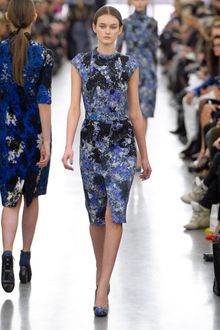Erdem Fall 2012 Floral Lace Embroidered Pencil Dress - Lyst
