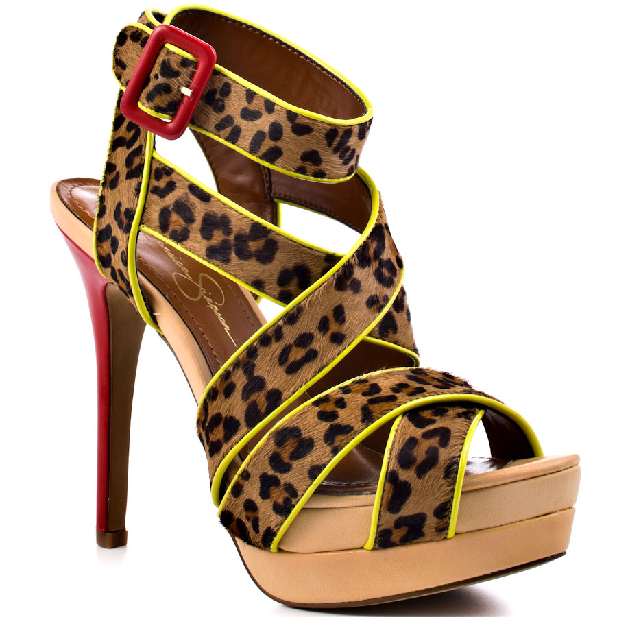 jessica simpson leopard print booties
