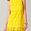 Juicy Couture Daisy Guipure Dress in Yellow - Lyst