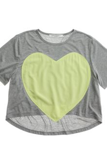 Laugh Cry Repeat Heart Tee - Lyst