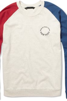 Marc By Marc Jacobs Varsity Cotton Jersey Sweatshirt - Lyst