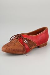 Miista Xenia Lace Up Flats