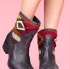 Nasty Gal Caballero Ankle Boot  Black in Black - Lyst