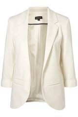 Topshop Ponte Boyfriend Blazer