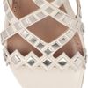 Alaïa Studded Leather Sandals in Silver - Lyst