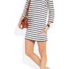 Aubin & Wills Swarthmore Striped CottonPoplin Mini Dress in Black (white) - Lyst