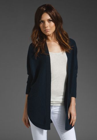  Open Duster with Shirttail Hem 