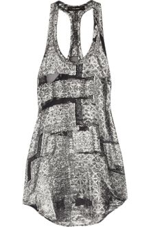 Isabel Marant Johni Lurex Silk-chiffon Mini Dress - Lyst