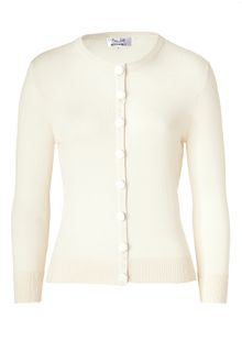 L'Wren Scott Cream Classic Mini Cardigan - Lyst