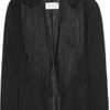 Maison Martin Margiela Fringed Crepe Jacket in Black - Lyst
