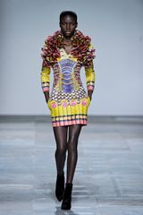 Mary Katrantzou Fall 2012 Stereogram Print Mini Dress