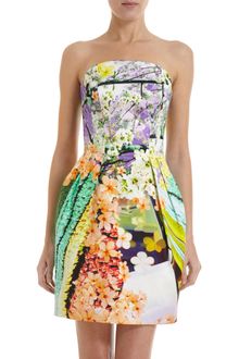 Mary Katrantzou Balalaika Strapless Puff Dress - Lyst