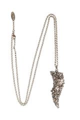 Roberto Cavalli Flowers and Horn Necklace