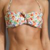 Shoshanna Pansy Garden Bow Bandeau Top in Multicolor (multi) - Lyst