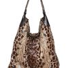 Zagliani Lara Xl Python Weave Shoulder Bag in Brown - Lyst